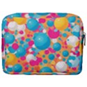 Circles Art Seamless Repeat Bright Colors Colorful Make Up Pouch (Large) View2