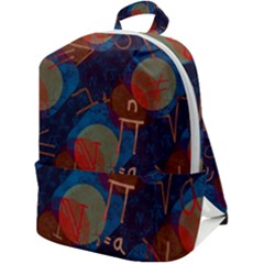 Background Graphic Beautiful Zip Up Backpack by 99art