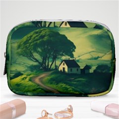 Landscape Scenery Nature Artwork Make Up Pouch (small) by 99art