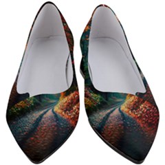 Forest Autumn Fall Painting Women s Block Heels  by 99art
