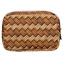 Wooden Weaving Texture Make Up Pouch (Small) View2