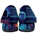 Digital Art Artwork Illustration Vector Buiding City Women s Chunky Heel Loafers View4