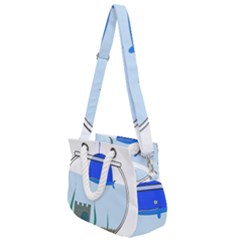 Wal-fish-small-world-lake-sea Rope Handles Shoulder Strap Bag by 99art