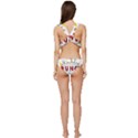 Comic-noise-paleness-explosion Low Cut Ruffle Edge Bikini Set View4
