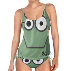 Cartoon-cute-frankenstein-halloween Tankini Set by 99art