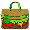 Hamburger-cheeseburger-fast-food MacBook Pro 13  Double Pocket Laptop Bag View2