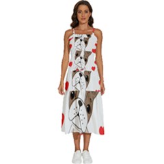 Animation-dog-cute-animate-comic Sleeveless Shoulder Straps Boho Dress by 99art