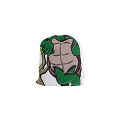 Amphibian-animal-cartoon-reptile Drawstring Pouch (xs) by 99art