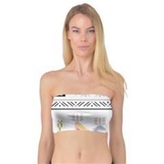 Bulgarian Folk Art Folk Art Bandeau Top by 99art