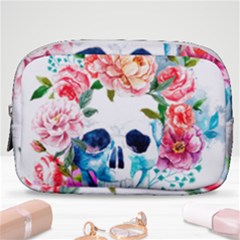 Day Of The Dead Skull Art Make Up Pouch (small) by 99art