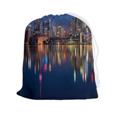 Seaside River Drawstring Pouch (2xl) by artworkshop