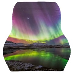 Aurora Borealis Polar Northern Lights Natural Phenomenon North Night Mountains Car Seat Back Cushion  by B30l