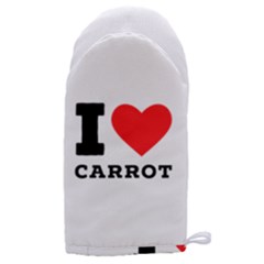 I Love Carrots  Microwave Oven Glove by ilovewhateva