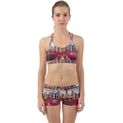 New York Skyline Manhattan City Back Web Gym Set by Cowasu