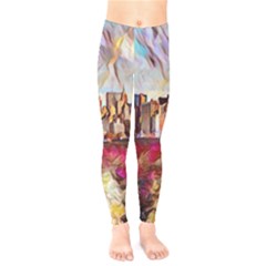 New York Skyline Manhattan City Kids  Classic Winter Leggings by Cowasu