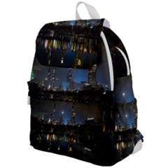 New York Night Central Park Skyscrapers Skyline Top Flap Backpack by Cowasu