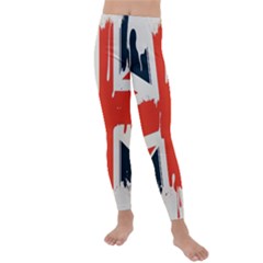 Union Jack England Uk United Kingdom London Kids  Lightweight Velour Leggings by Bangk1t
