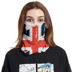 Union Jack England Uk United Kingdom London Face Covering Bandana (two Sides) by Bangk1t