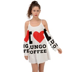 I Love Lungo Coffee  Boho Dress by ilovewhateva
