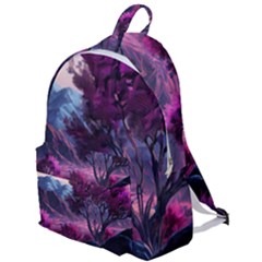 Landscape Painting Purple Tree The Plain Backpack by Ndabl3x