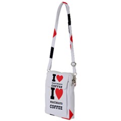 I Love Macchiato Coffee Multi Function Travel Bag by ilovewhateva