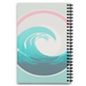 Waves Tidal Ocean Sea Tsunami Wave Minimalist 5.5  x 8.5  Notebook View2