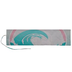 Waves Tidal Ocean Sea Tsunami Wave Minimalist Roll Up Canvas Pencil Holder (l) by Wav3s