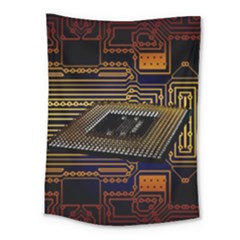 Processor Cpu Board Circuit Medium Tapestry by Wav3s