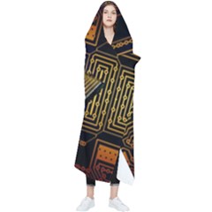 Processor Cpu Board Circuit Wearable Blanket by Wav3s
