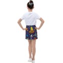 Vector Flat Space Design Background With Text Kids  Tennis Skirt View2
