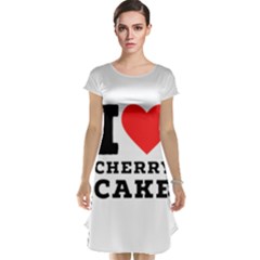 I Love Cherry Cake Cap Sleeve Nightdress by ilovewhateva