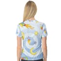 Science Fiction Outer Space V-Neck Sport Mesh Tee View2