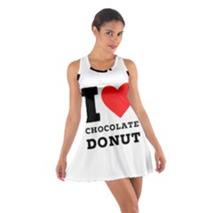 I Love Chocolate Donut Cotton Racerback Dress by ilovewhateva