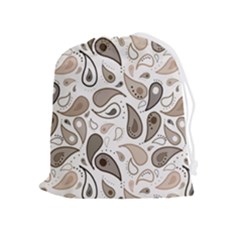 Paisley Pattern Background Graphic Drawstring Pouch (xl) by Vaneshop