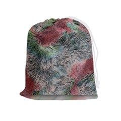 Design Pattern Scarf Gradient Drawstring Pouch (xl) by Vaneshop