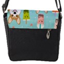Welsh Corgi Boba Tea Bubble Cute Kawaii Dog Breed Flap Closure Messenger Bag (S) View1