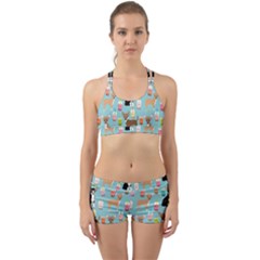 Chihuahua Bubble Kawaii Boba Tea Cute Dog Back Web Gym Set by Wav3s