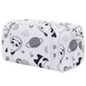 Panda Floating In Space And Star Toiletries Pouch View1