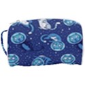 Cat Spacesuit Space Suit Astronaut Pattern Toiletries Pouch View3