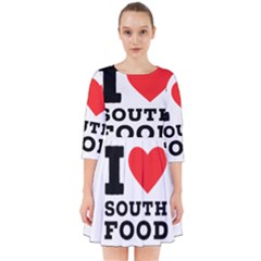 I Love South Food Smock Dress by ilovewhateva