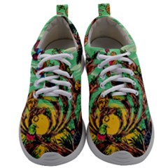 Monkey Tiger Bird Parrot Forest Jungle Style Mens Athletic Shoes by Grandong