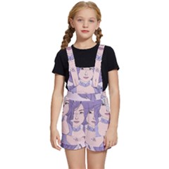 Futuristic Woman Kids  Short Overalls by Fundigitalart234