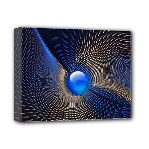 Abstract Background Pattern Deluxe Canvas 14  X 11  (stretched)