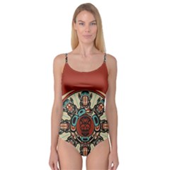 Skull Grateful Dead Phone Gratefuldead Camisole Leotard  by Cowasu