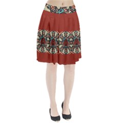 Skull Grateful Dead Phone Gratefuldead Pleated Skirt by Cowasu