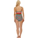 Mandalas Psychedelic Knot Front One-Piece Swimsuit View4