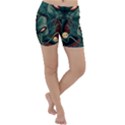 Dragon Art Lightweight Velour Yoga Shorts View1