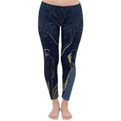 Love Romantic Couple In Love Classic Winter Leggings by Ndabl3x