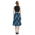 Pattern Baroque Art Drawing A-Line Full Circle Midi Skirt With Pocket View4