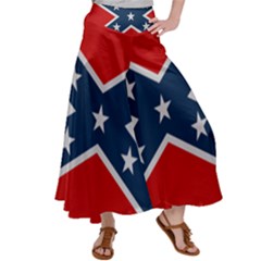 Rebel Flag  Women s Satin Palazzo Pants by Jen1cherryboot88